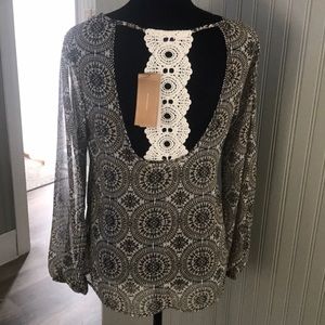 Stylish Semi-Sheer Blouse... Super Trendy